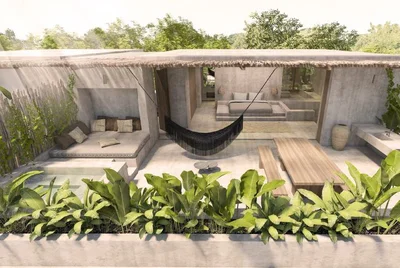 Image of a Private Plunge Pool, featuring Indoor-Outdoor Living and Private Terrace.