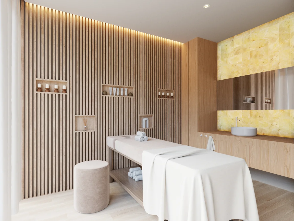 Image of Spa at Kalani 25, featuring Spa Room, Wellness Center.