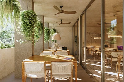 Image of Coworking Space at Constelada, featuring Coworking Space, Outdoor Lounge.