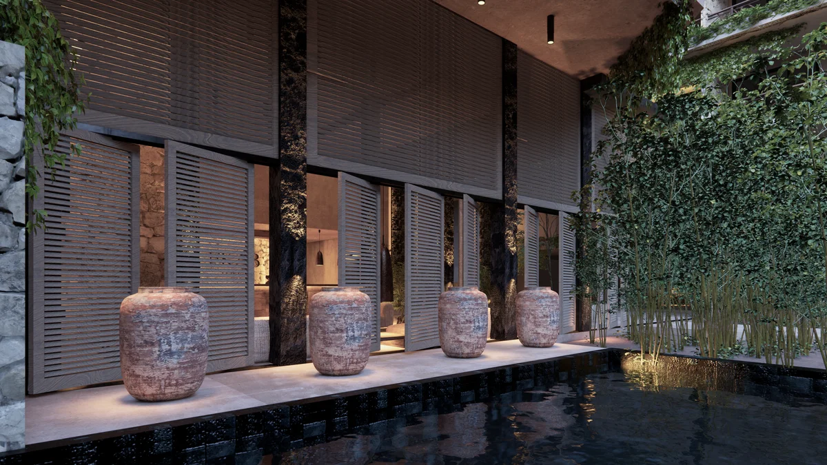Image of Swimming Pool at Ekab Tulum, featuring Luxury Patio, Private Pool.