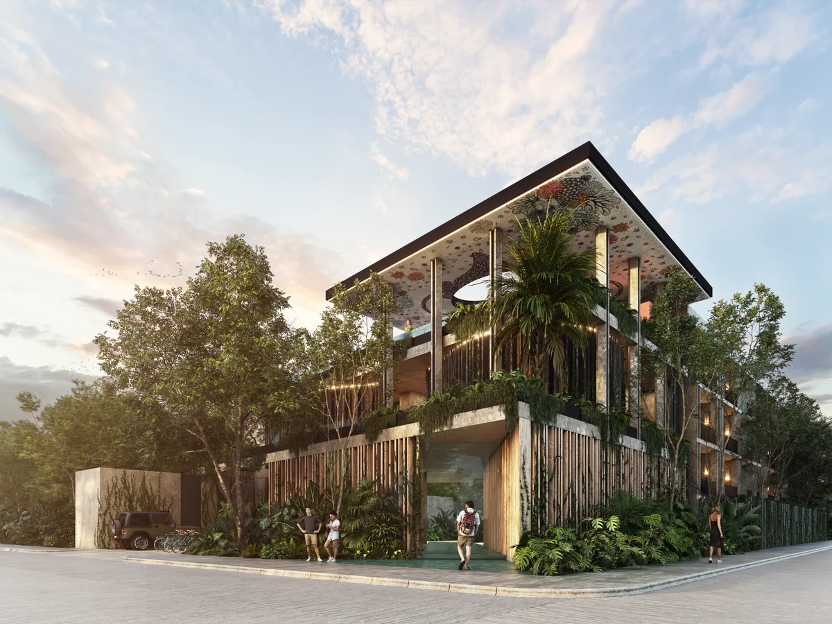 Image of Swimming Pool at The Tribe, featuring Modern Architecture, Tropical Design.