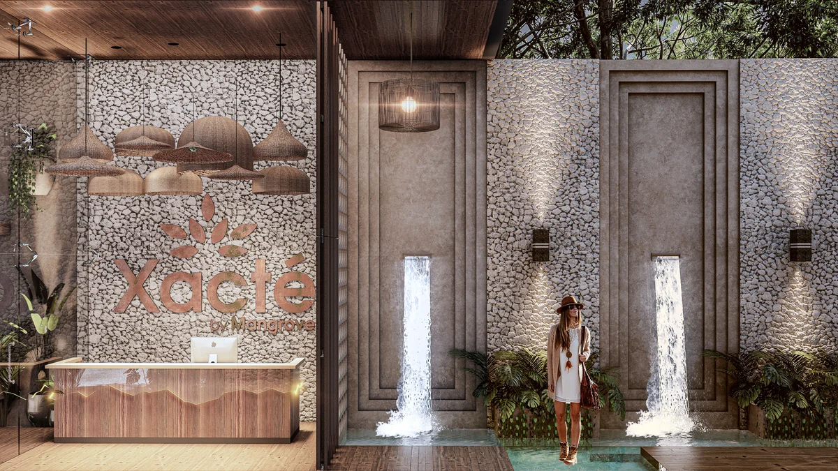 Image of Lobby at Xacte, featuring Lobby Entrance, Luxury Design.
