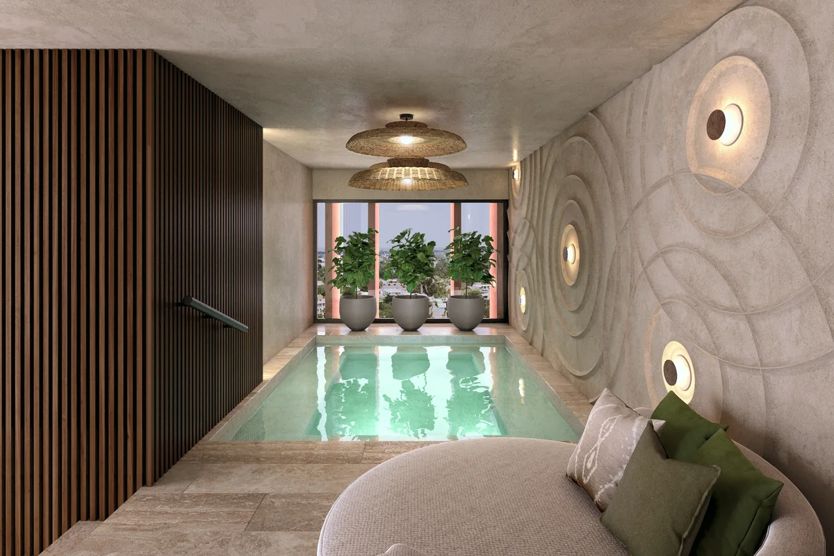 Image of Swimming Pool at Cautiva, featuring Indoor Pool, Private Spa.