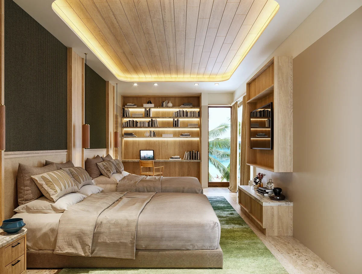 Image of Beach Access at Saint Marine, featuring Luxury Bedroom, Ocean View.