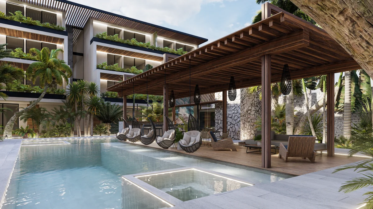 Image of Swimming Pool at Nygma, featuring Resort Style Pool, Luxury Apartments.