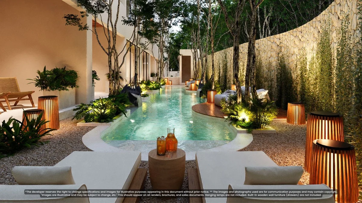 Image of Swimming Pool at Itza Selva 2, featuring Luxury Pool, Resort Style Living.
