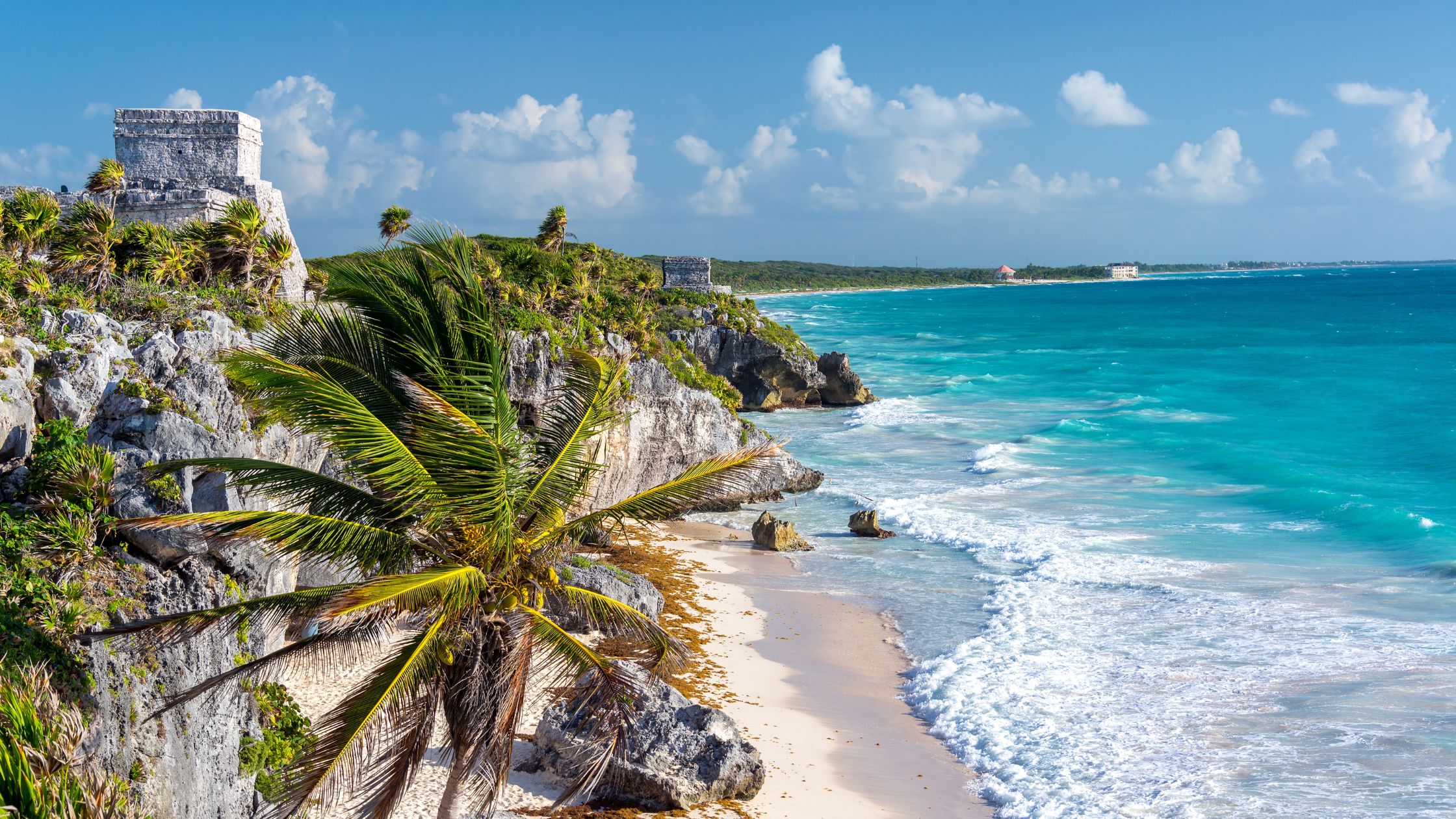 View of Tulum Ruins