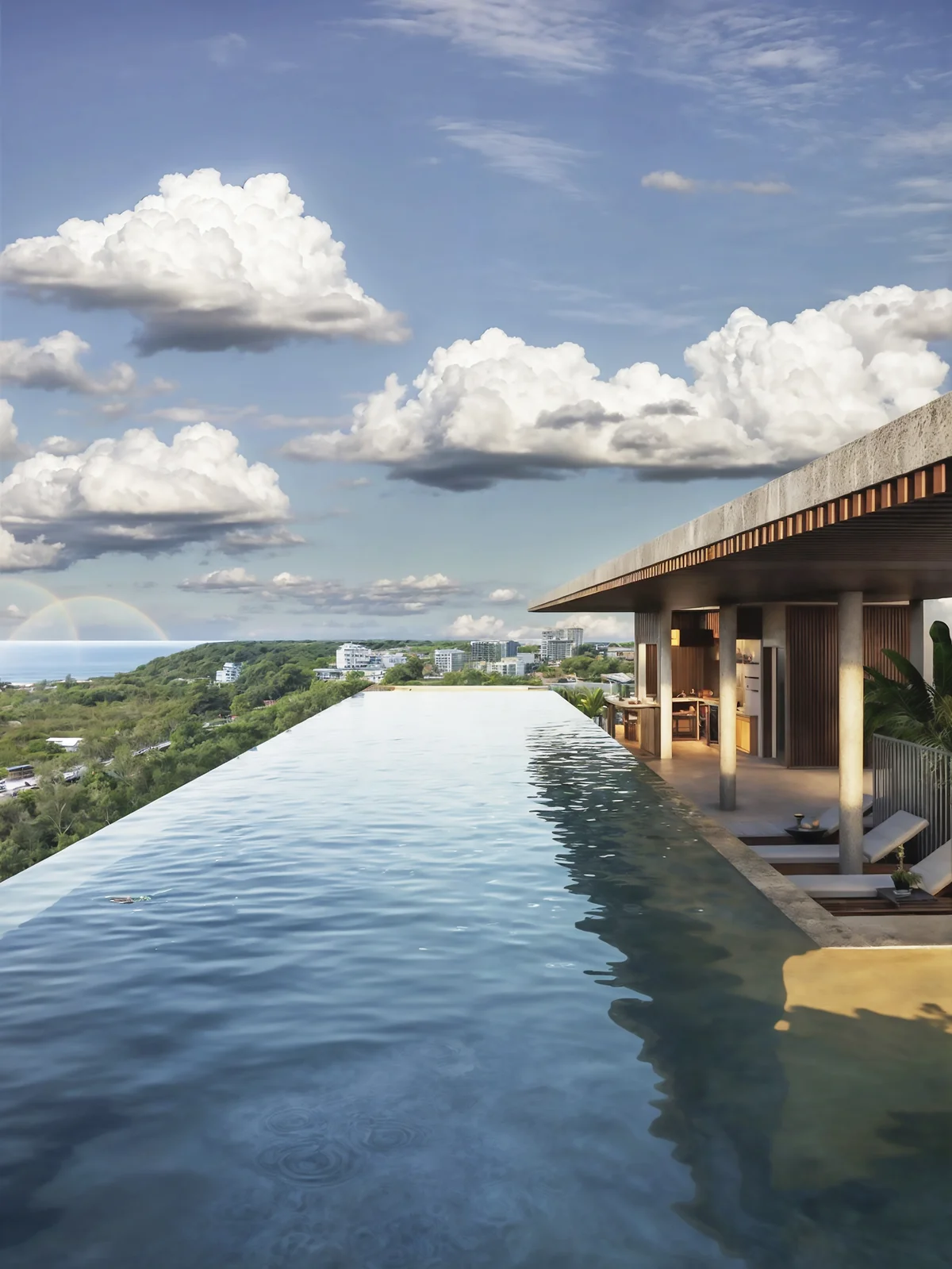 Image of Swimming Pool at Baay, featuring Infinity Pool, Rooftop Terrace.