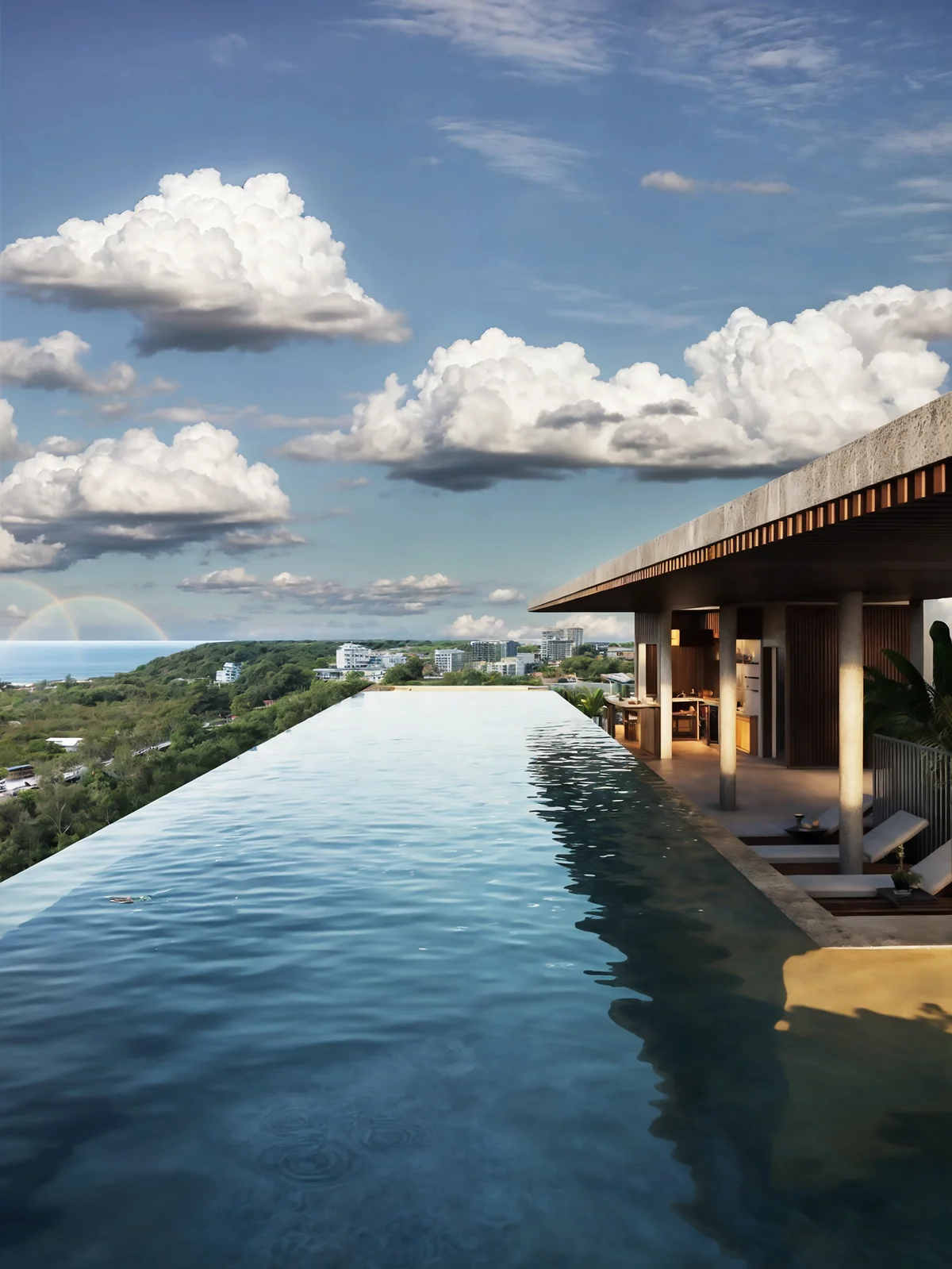 Image of Swimming Pool at Baay, featuring Infinity Pool, Ocean View.