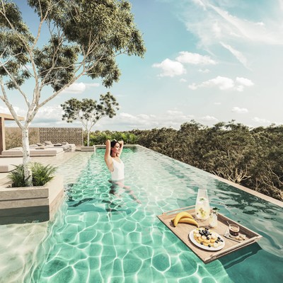 Image of a Infinity Pool, featuring Rooftop Terrace and Jungle View.