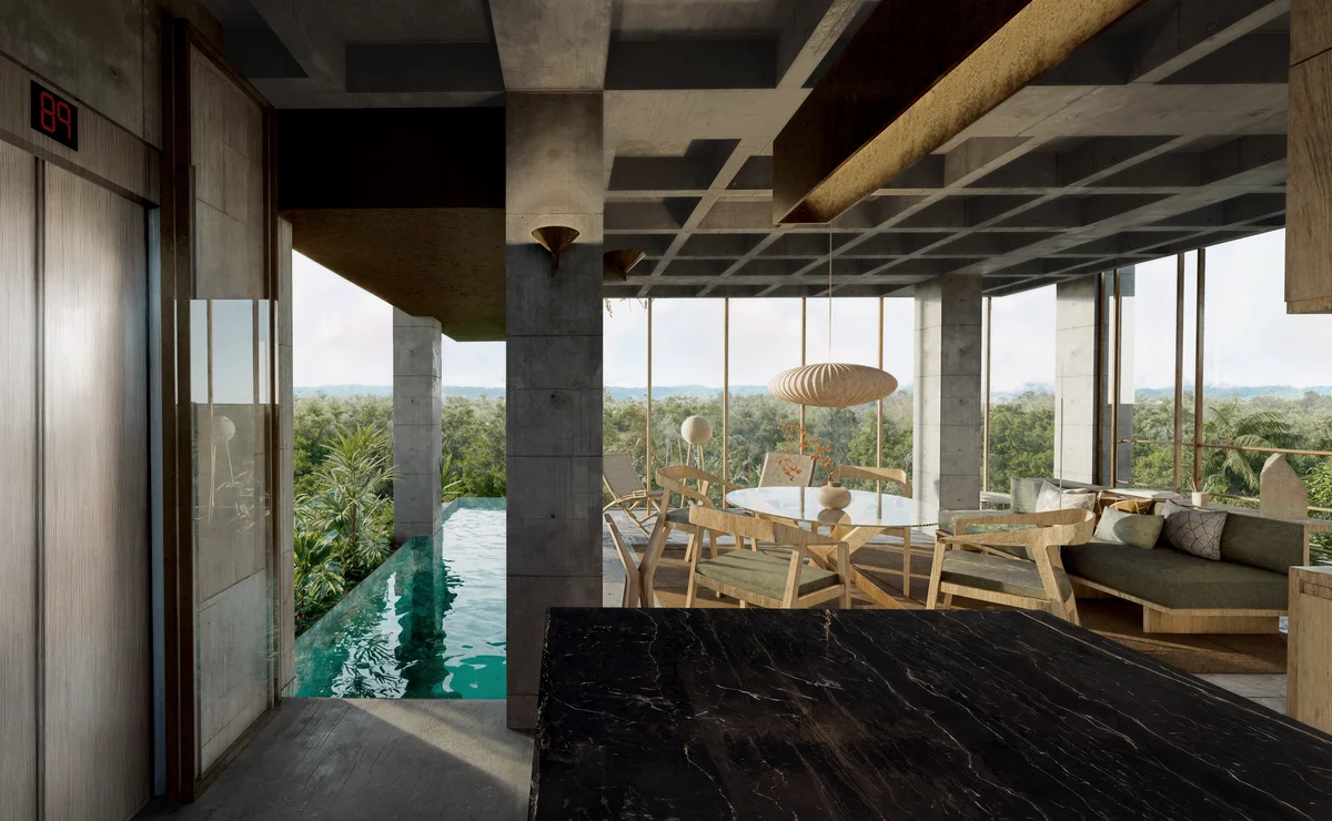 Image of Swimming Pool at Mirval by Pandora, featuring Luxury Apartment, Private Pool.