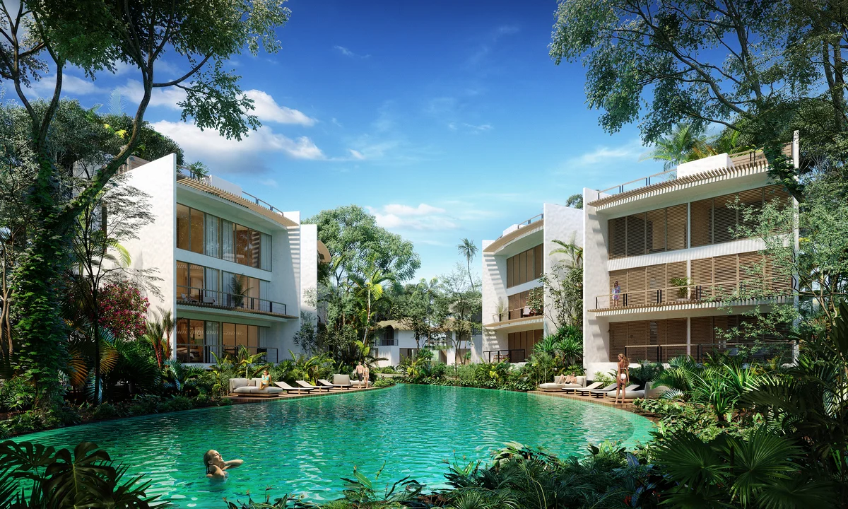 Image of Swimming Pool at Bodhi, featuring Resort Style Pool, Luxury Apartments.