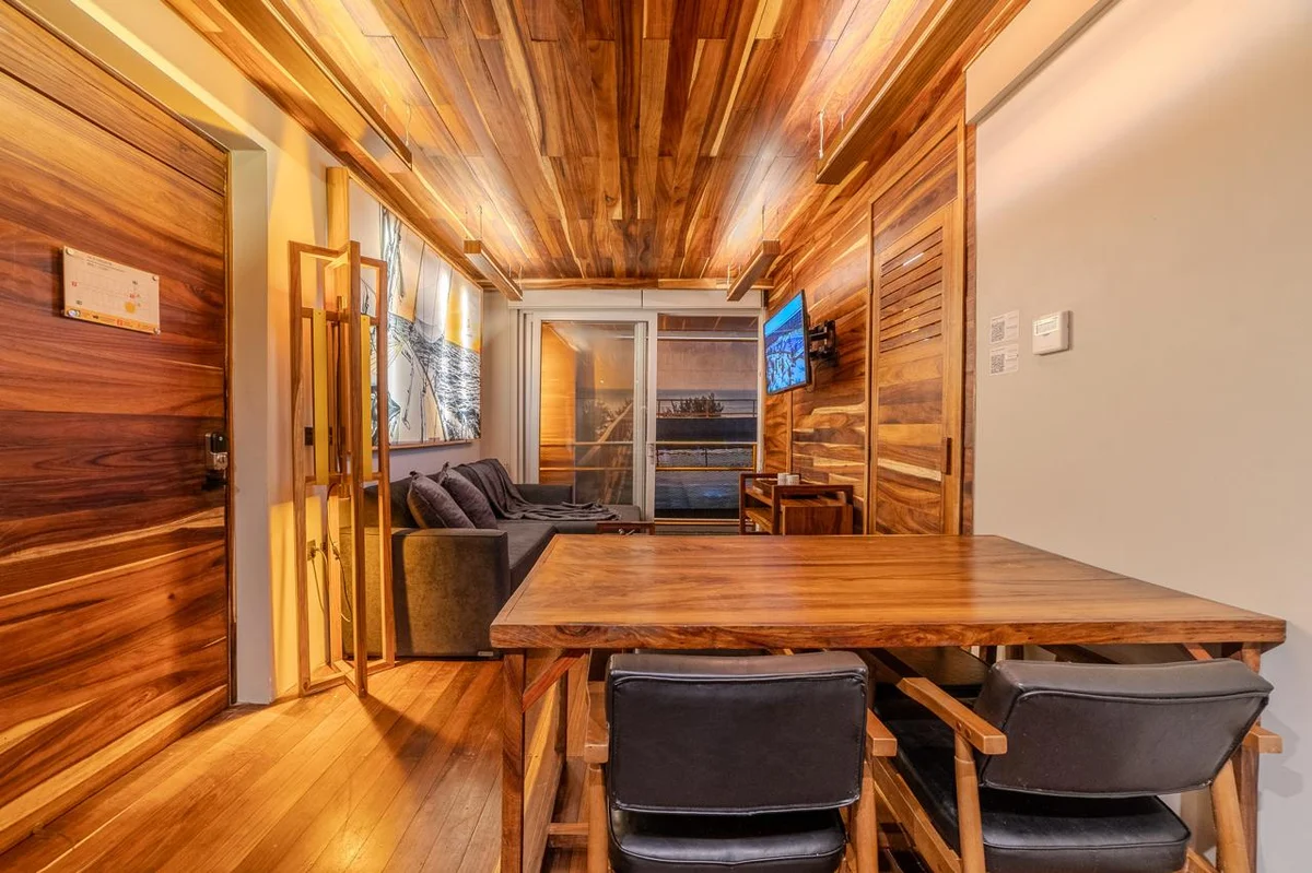 Image of a Wood Paneling, featuring Ocean View and Wood Ceilings.