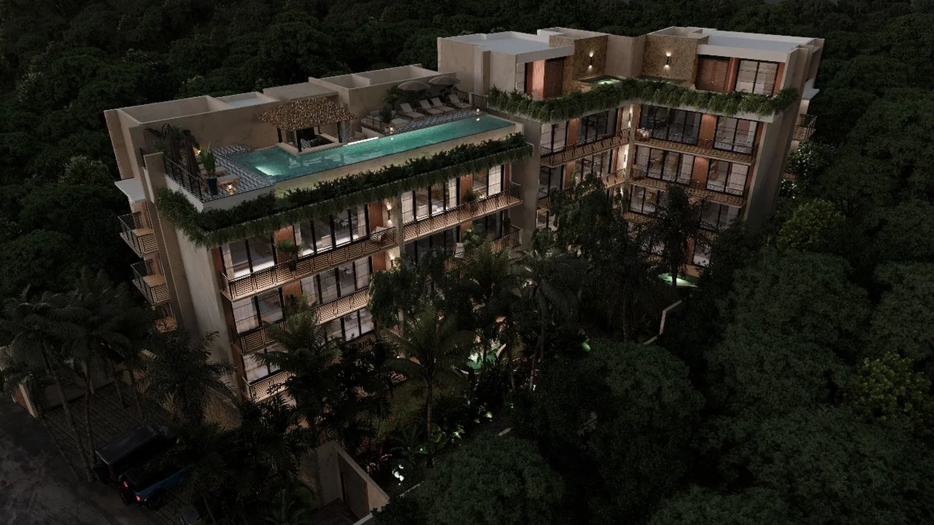 A middle-left view of a Building featuring apartment.