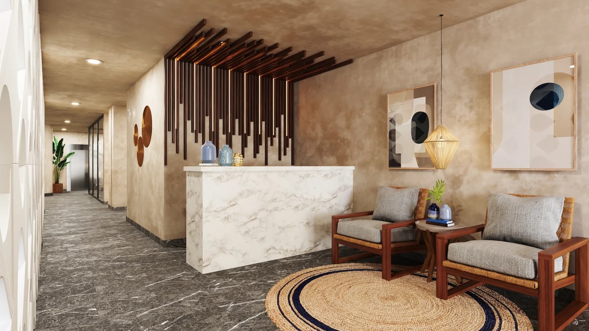 A bottom-right view of a Chair featuring furniture and wood.