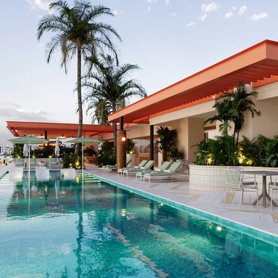 Image of a Rooftop Pool, featuring Sundeck and Poolside Lounge.