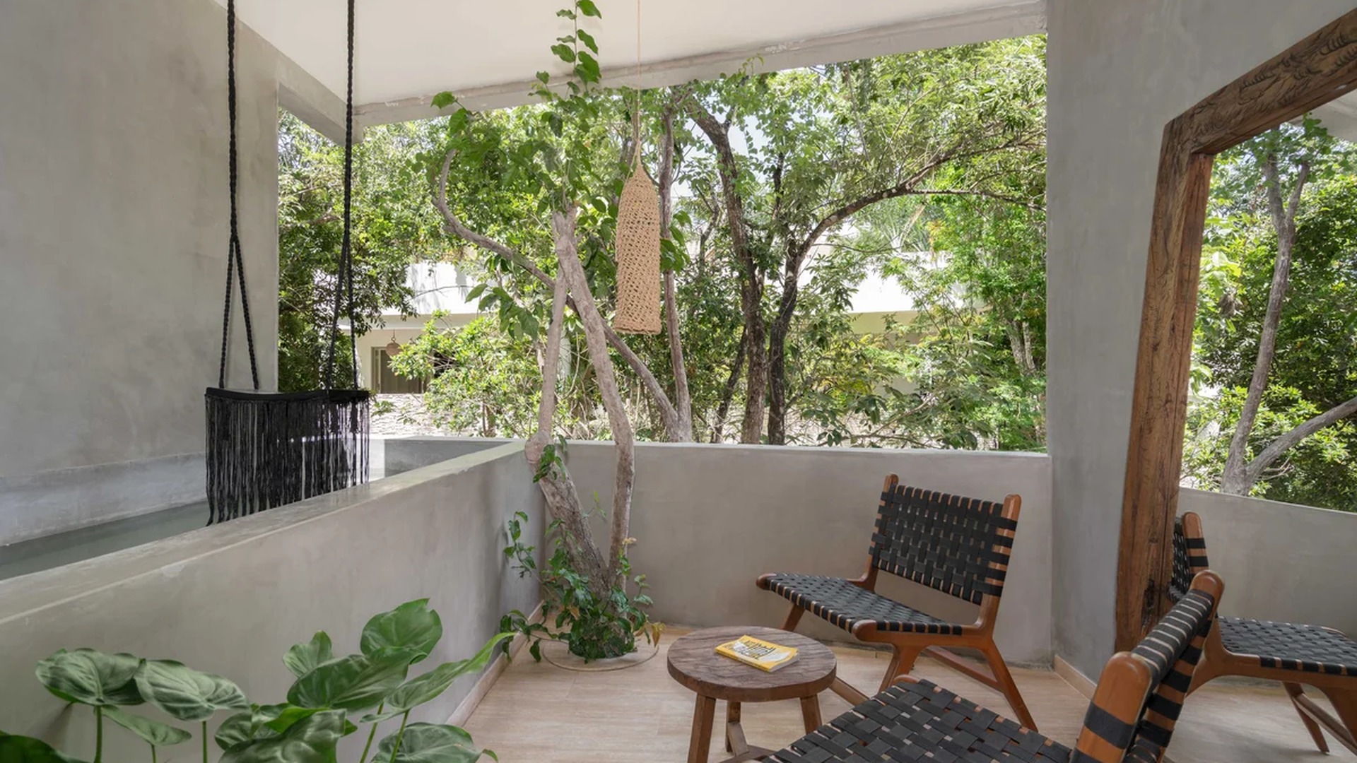 Image of a Private Balcony, featuring Plunge Pool and Jungle View.
