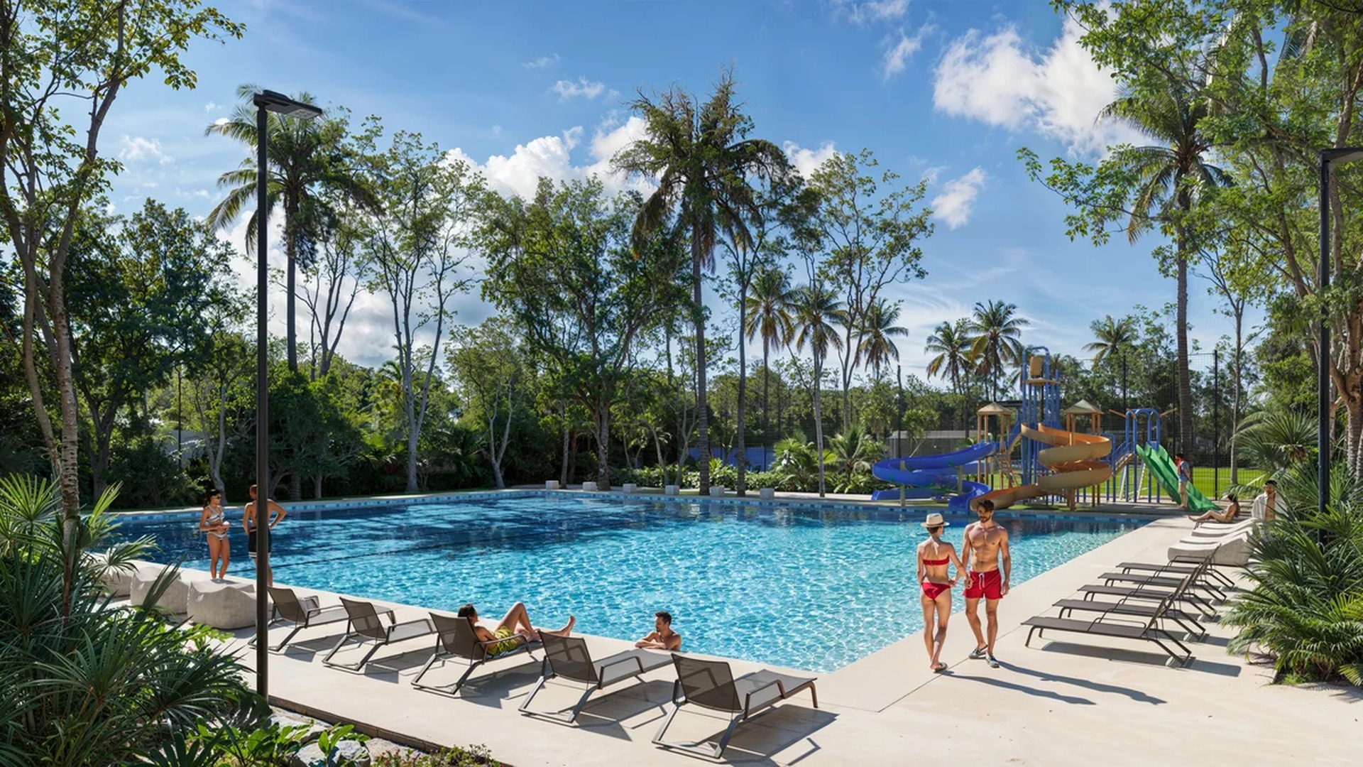 Image of a Resort-Style Pool, featuring Sundeck and Children's Playground.