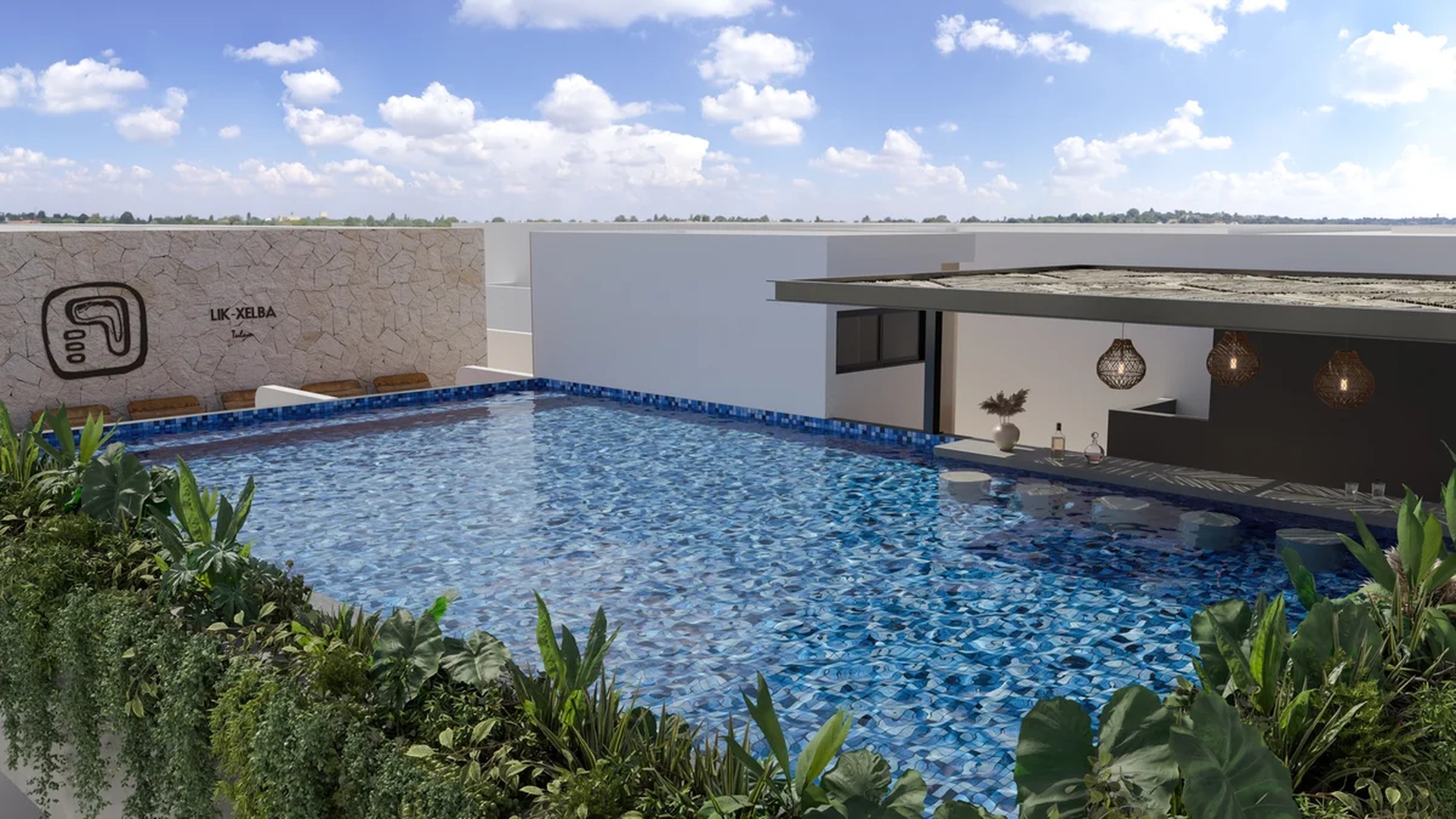 Image of a Rooftop Pool, featuring Swim-up Bar and Sundeck.