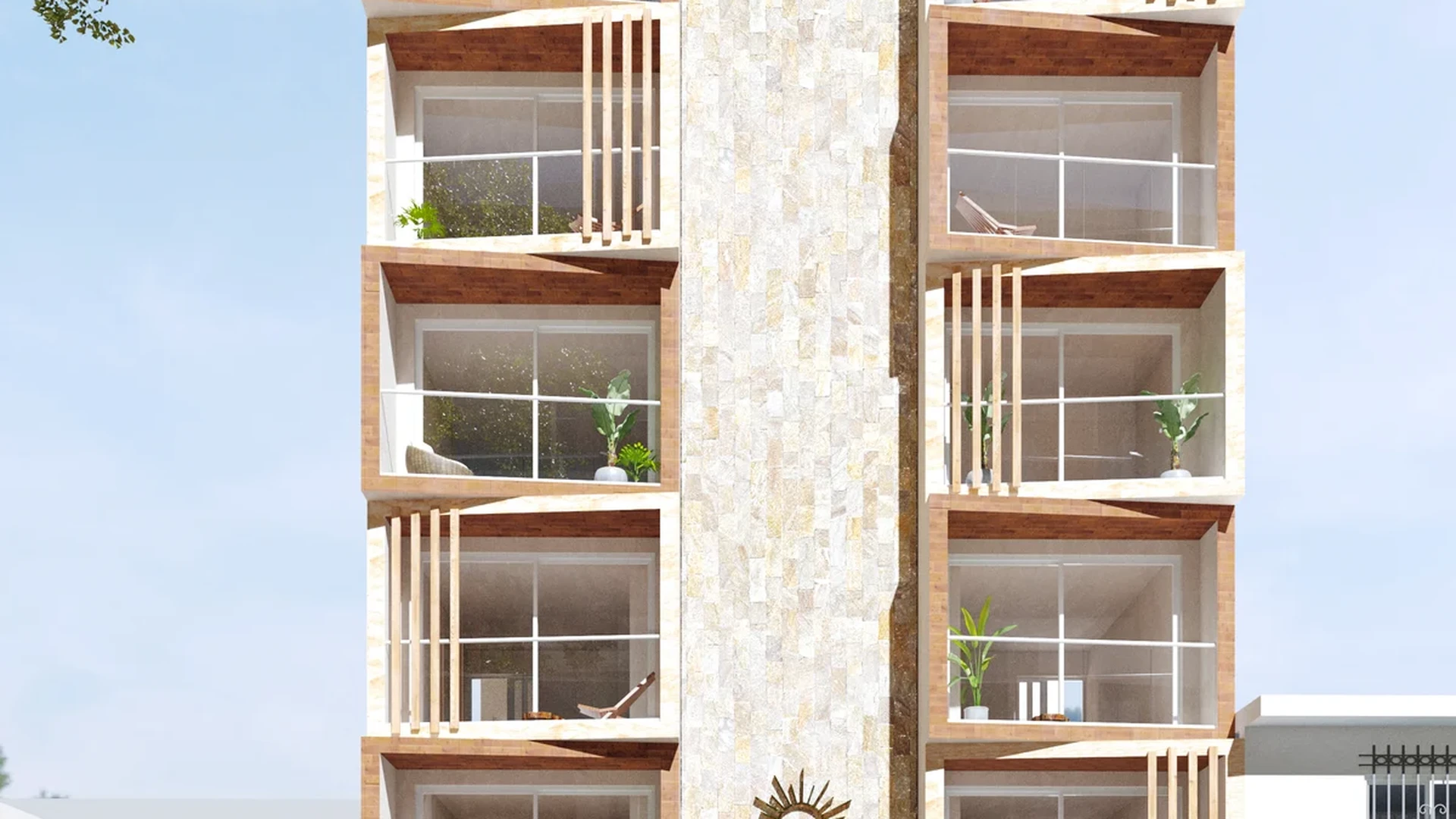 Image of Gym at Kalani 25, featuring Modern Architecture, Apartment Building Exterior.