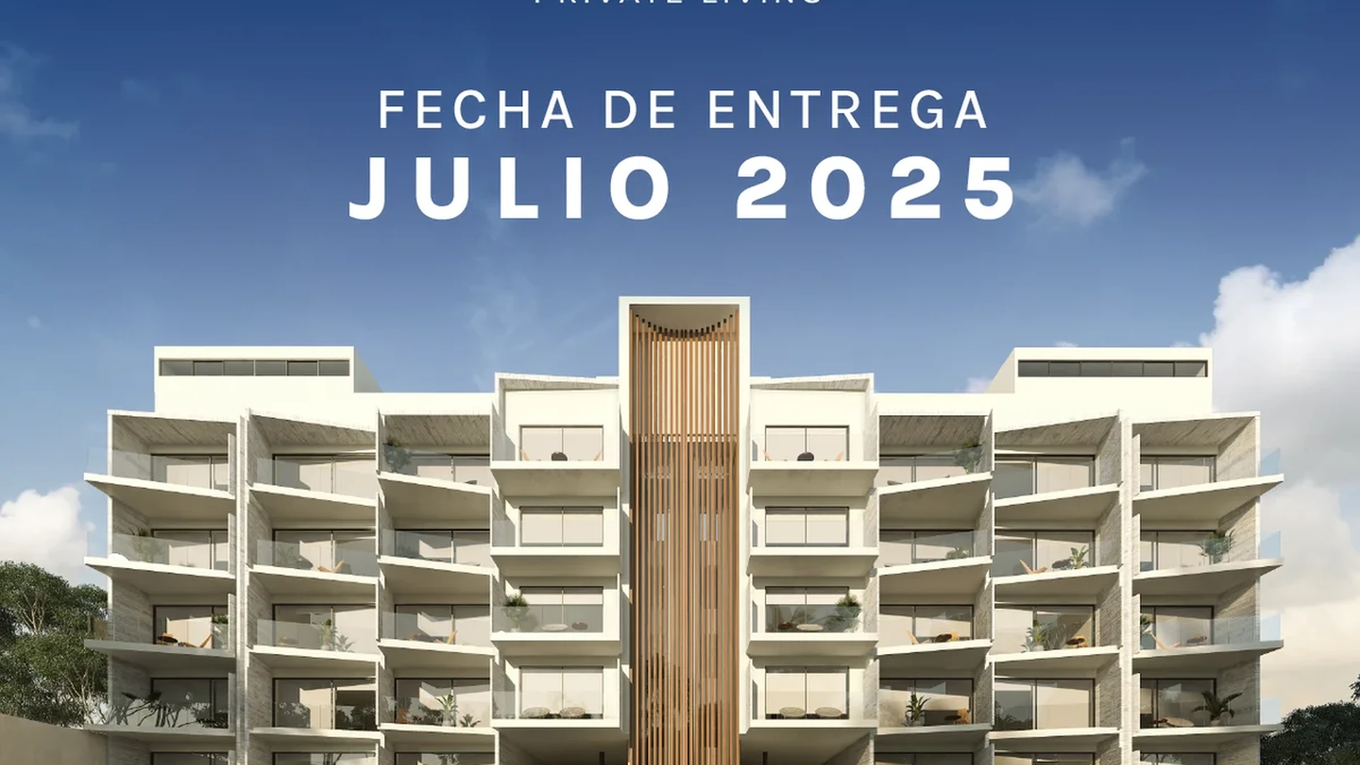 Image of a Modern Architecture, featuring Residential Complex and Private Balconies.