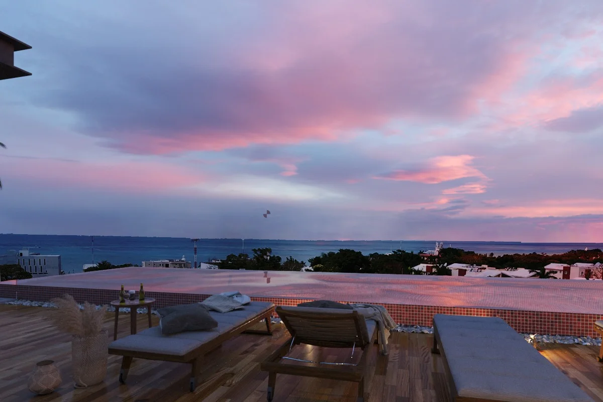 Image of a Rooftop Pool, featuring Ocean View and Infinity Pool.