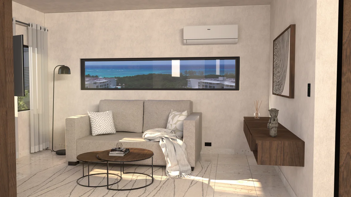 Image of a Ocean View, featuring Living Room and Modern Design.