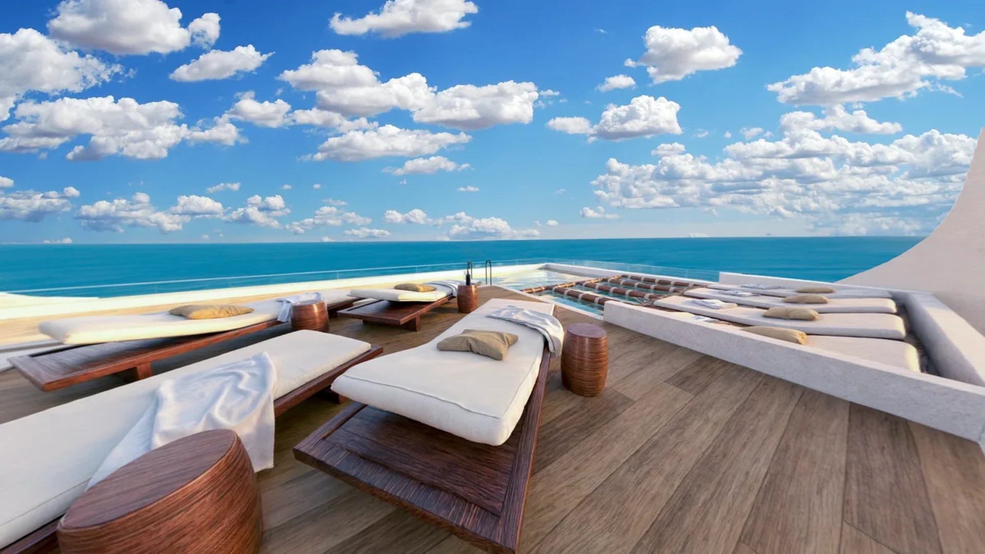 Image of a Infinity Pool, featuring Ocean View and Sundeck.