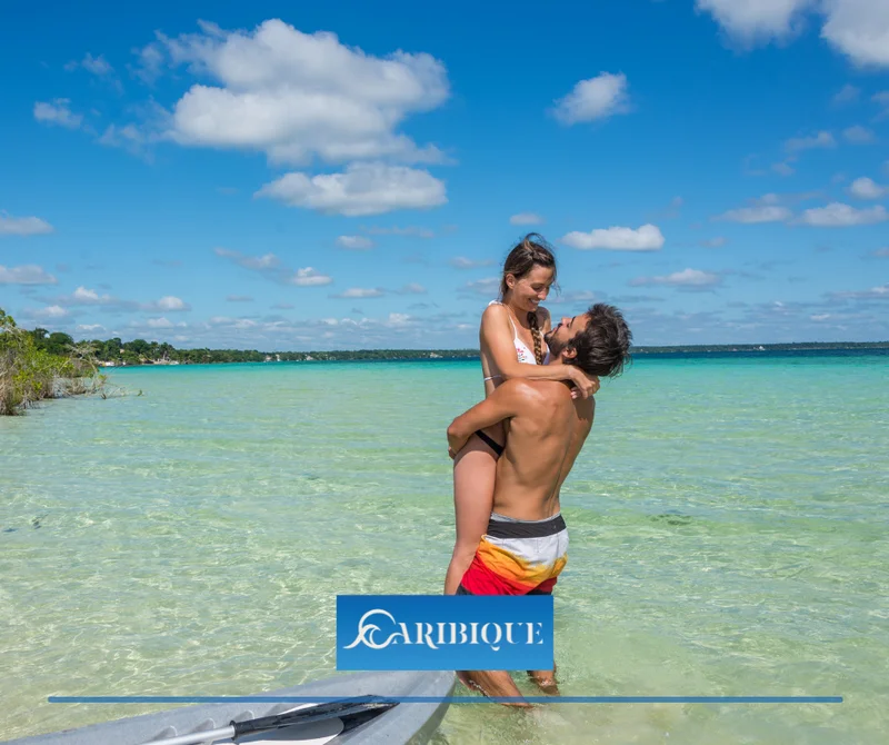 Image of a Waterfront Access, featuring Turquoise Lagoon and Crystal Clear Water.