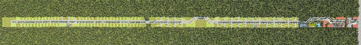 Image of a Master-Planned Community, featuring Aerial Masterplan and Residential Lots.