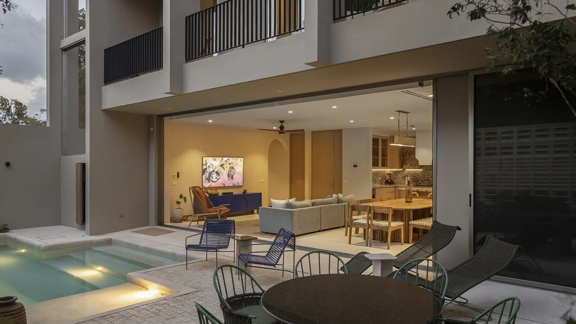 Image of a Private Patio, featuring Private Plunge Pool and Indoor-Outdoor Living.