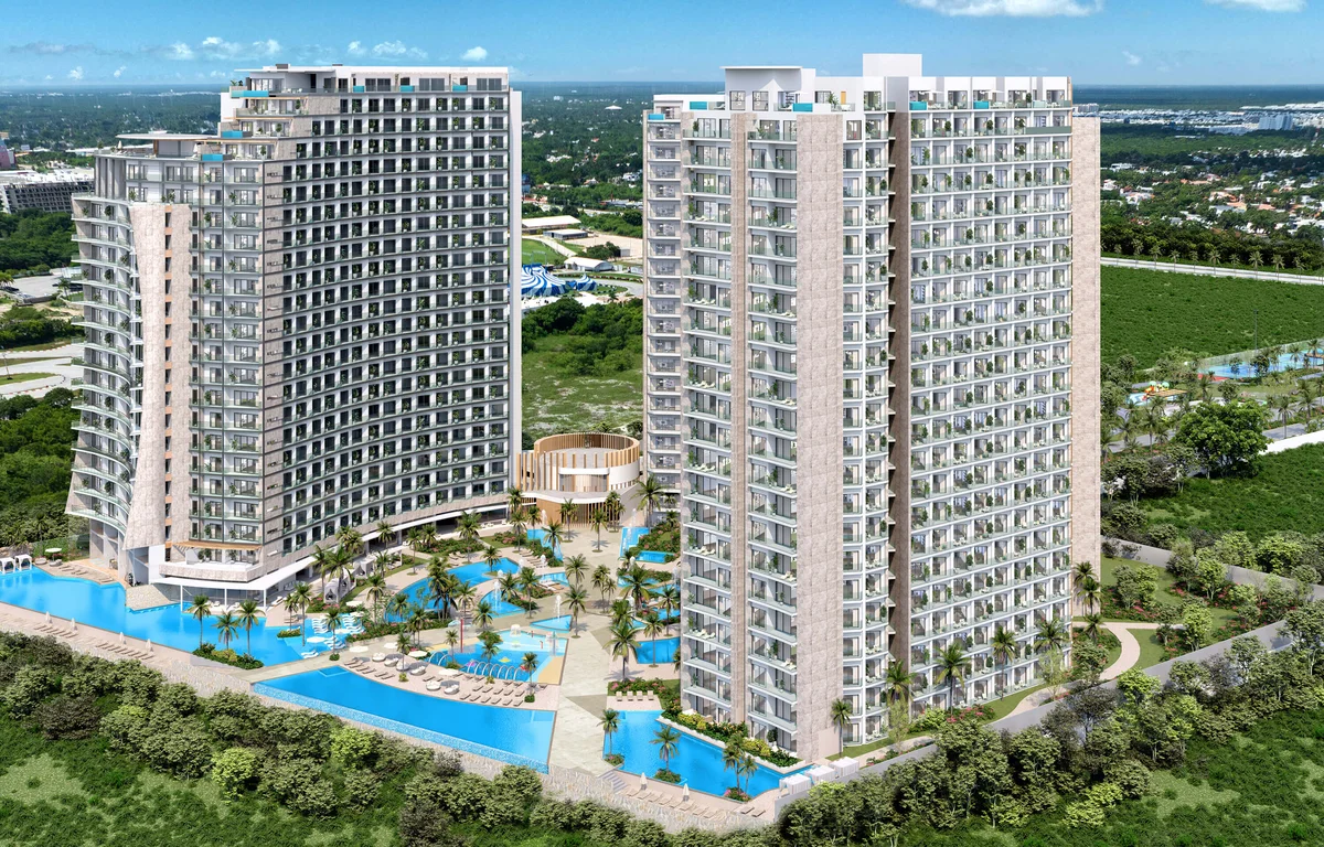 Image of a High-Rise Condominiums, featuring Resort-Style Living and Modern Architecture.