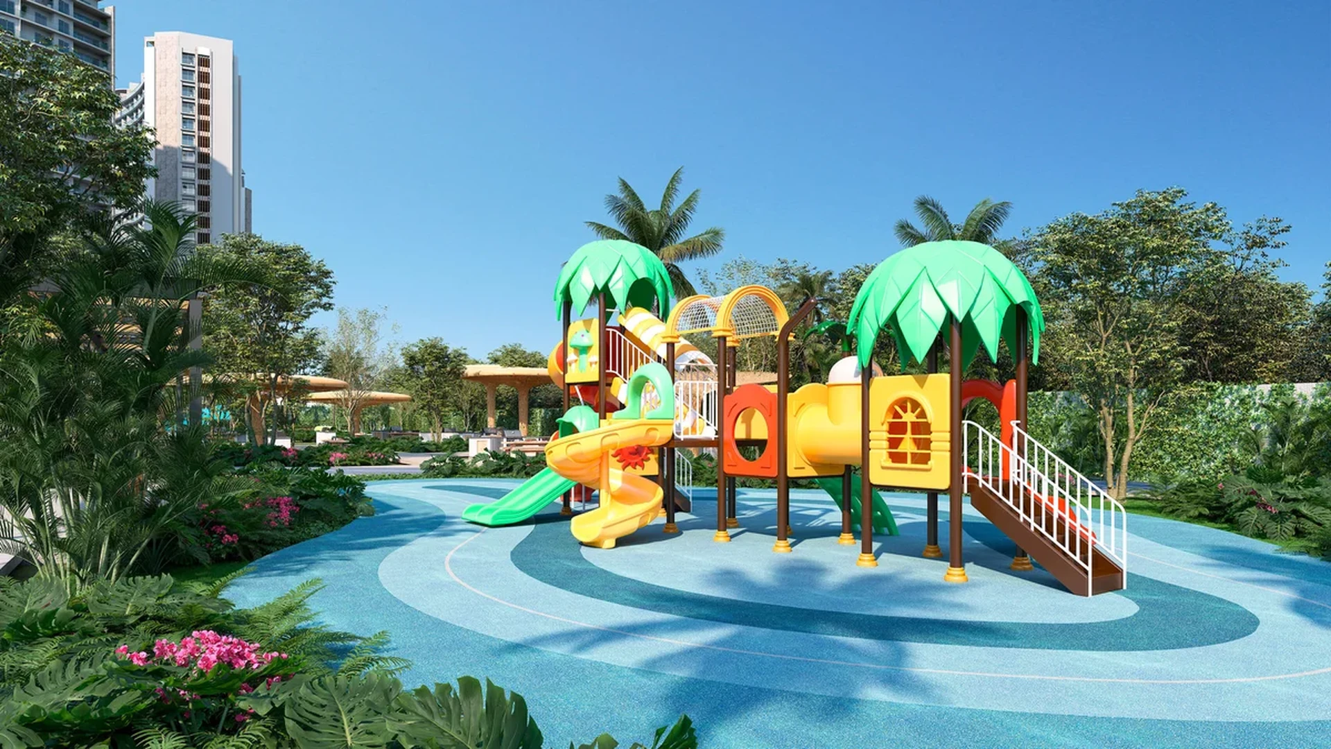 Image of a Children's Playground, featuring Outdoor Amenity Space and Family-Friendly Community.