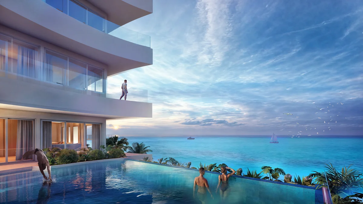 Image of a Infinity Pool, featuring Ocean View and Private Balcony.