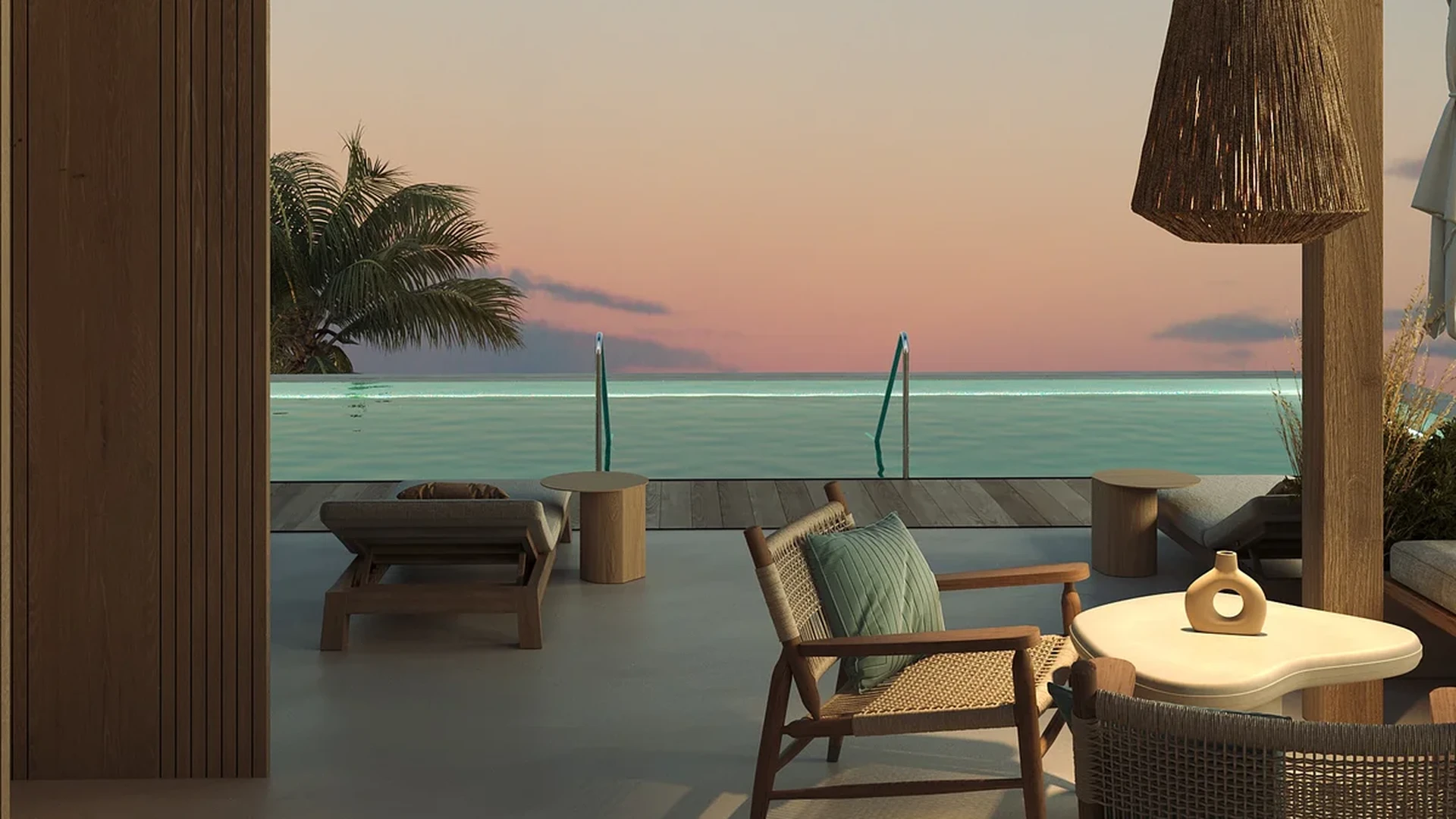 Image of a Infinity Pool, featuring Ocean View and Covered Patio.