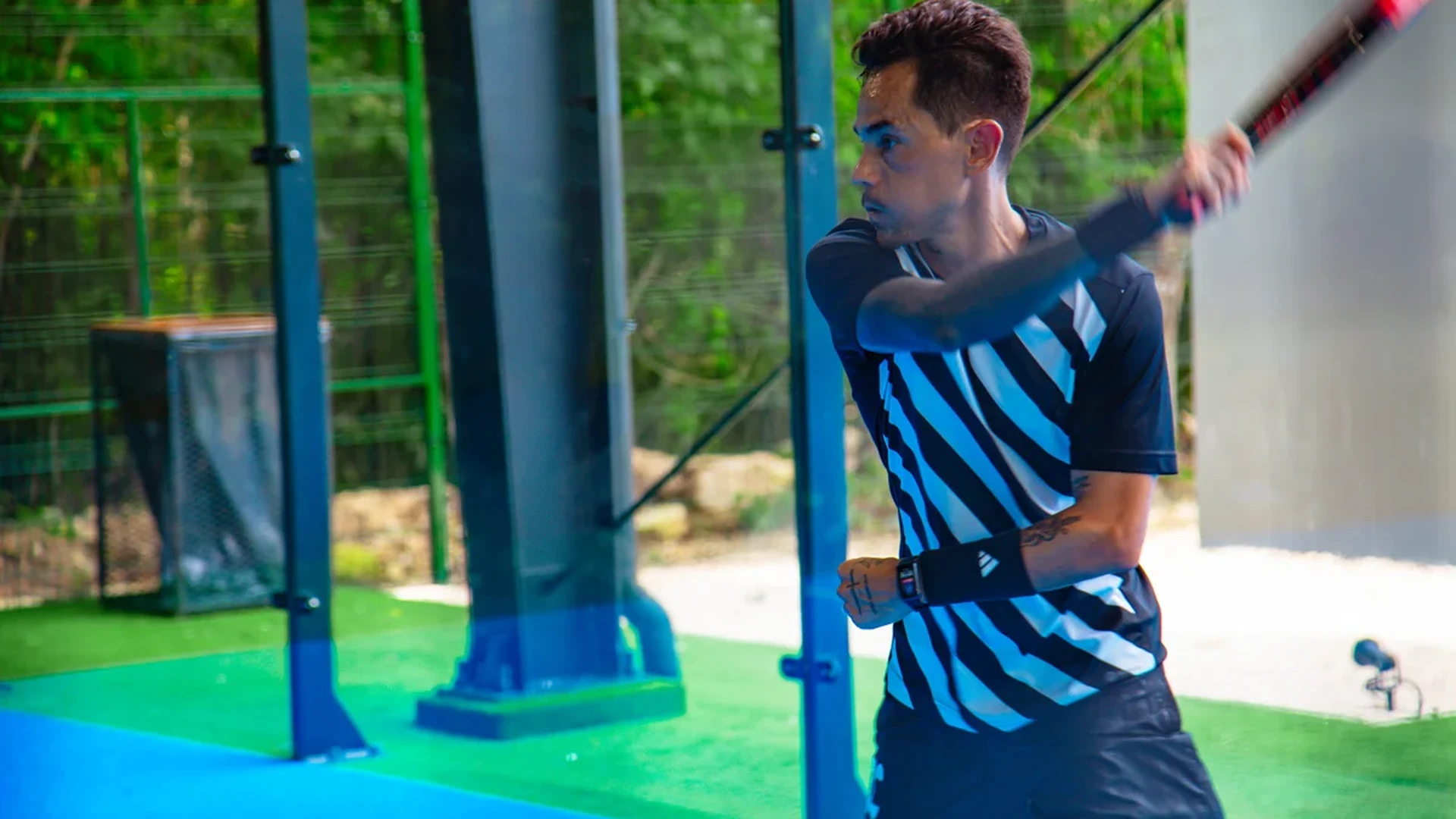 Image of a Padel Court, featuring Outdoor Sports Court and Recreational Amenity.