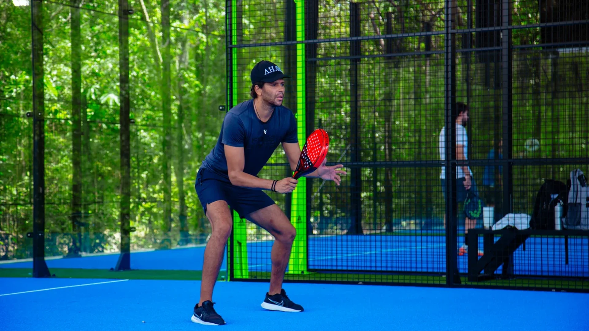 Image of a Padel Court, featuring Outdoor Sports Court and Recreational Amenity.