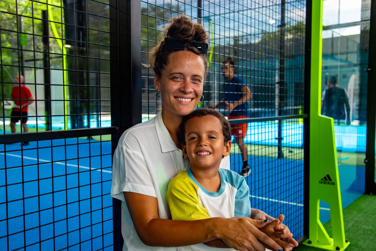 Image of a Padel Court, featuring Sports Court and Recreational Facility.