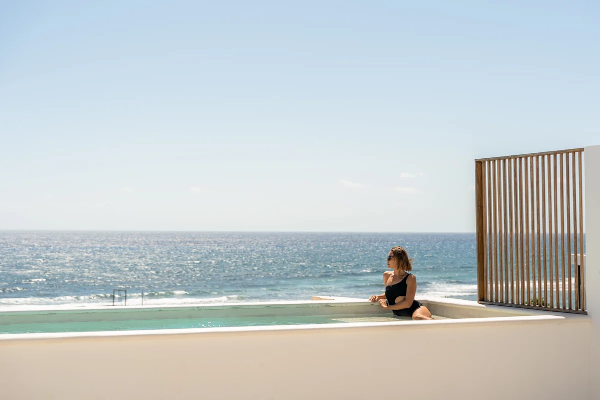 Image of a Private Plunge Pool, featuring Ocean View and Rooftop Terrace.