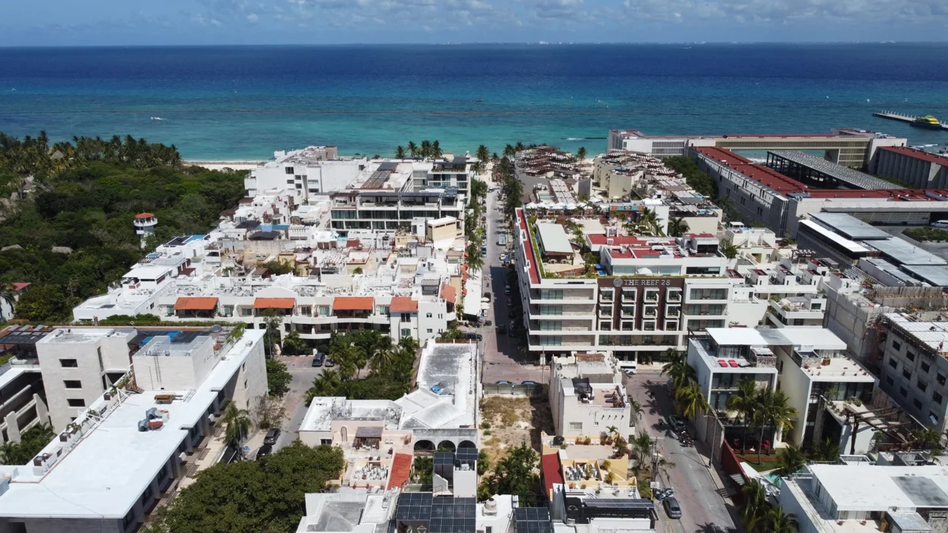 Image of a Aerial View, featuring Ocean View and Coastal City.