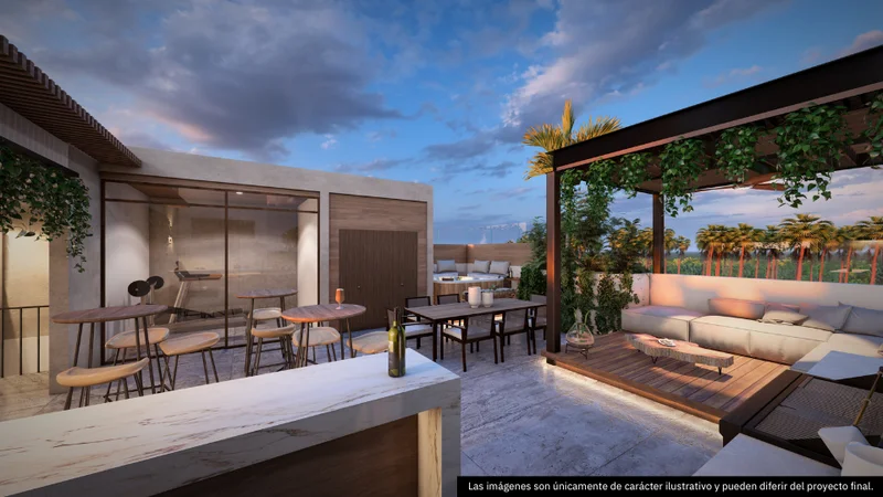 Image of a Rooftop Terrace, featuring Outdoor Lounge and Jacuzzi Deck.