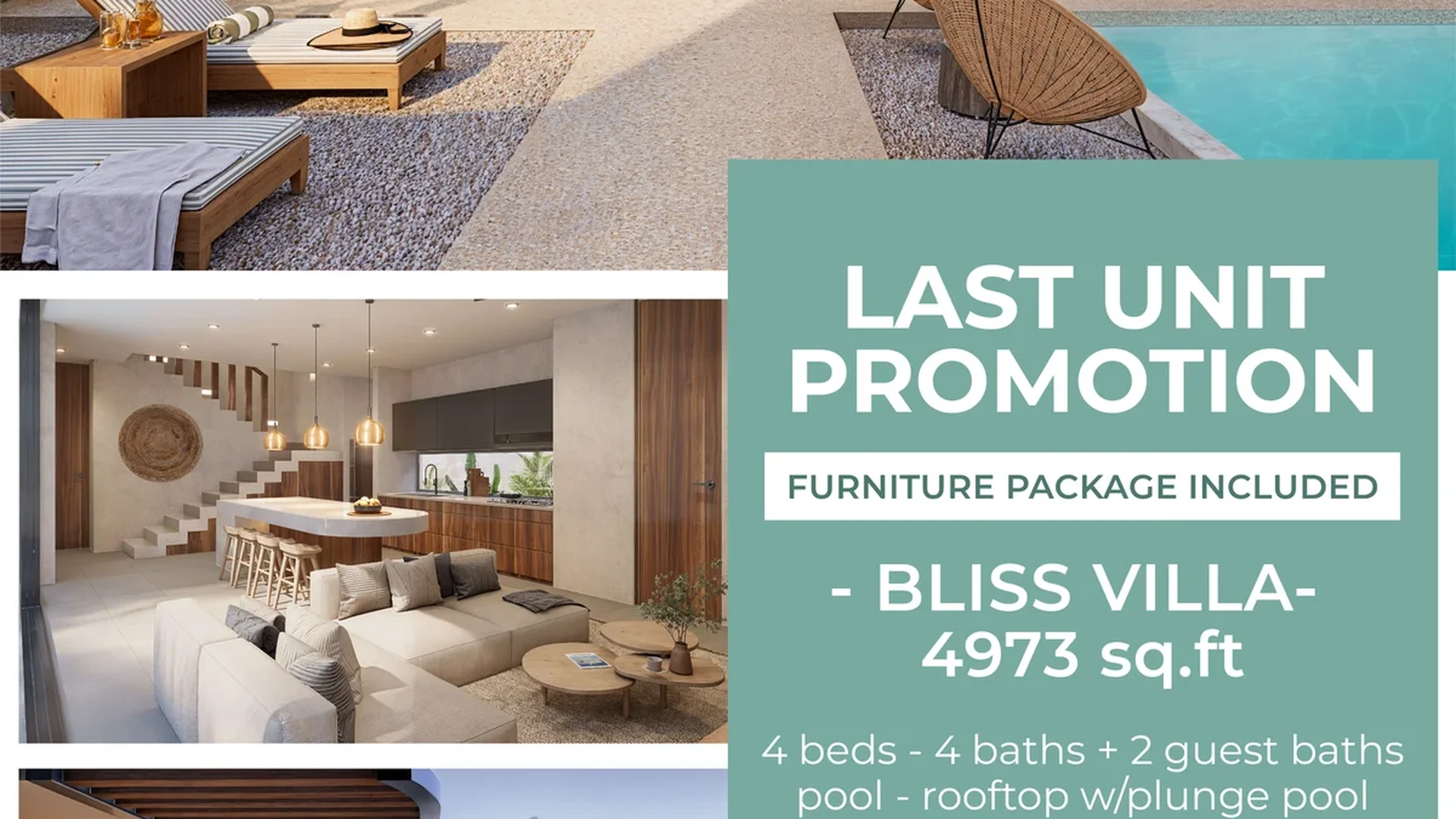 Image of a Luxury Villa, featuring Indoor-Outdoor Living and Private Swimming Pool.