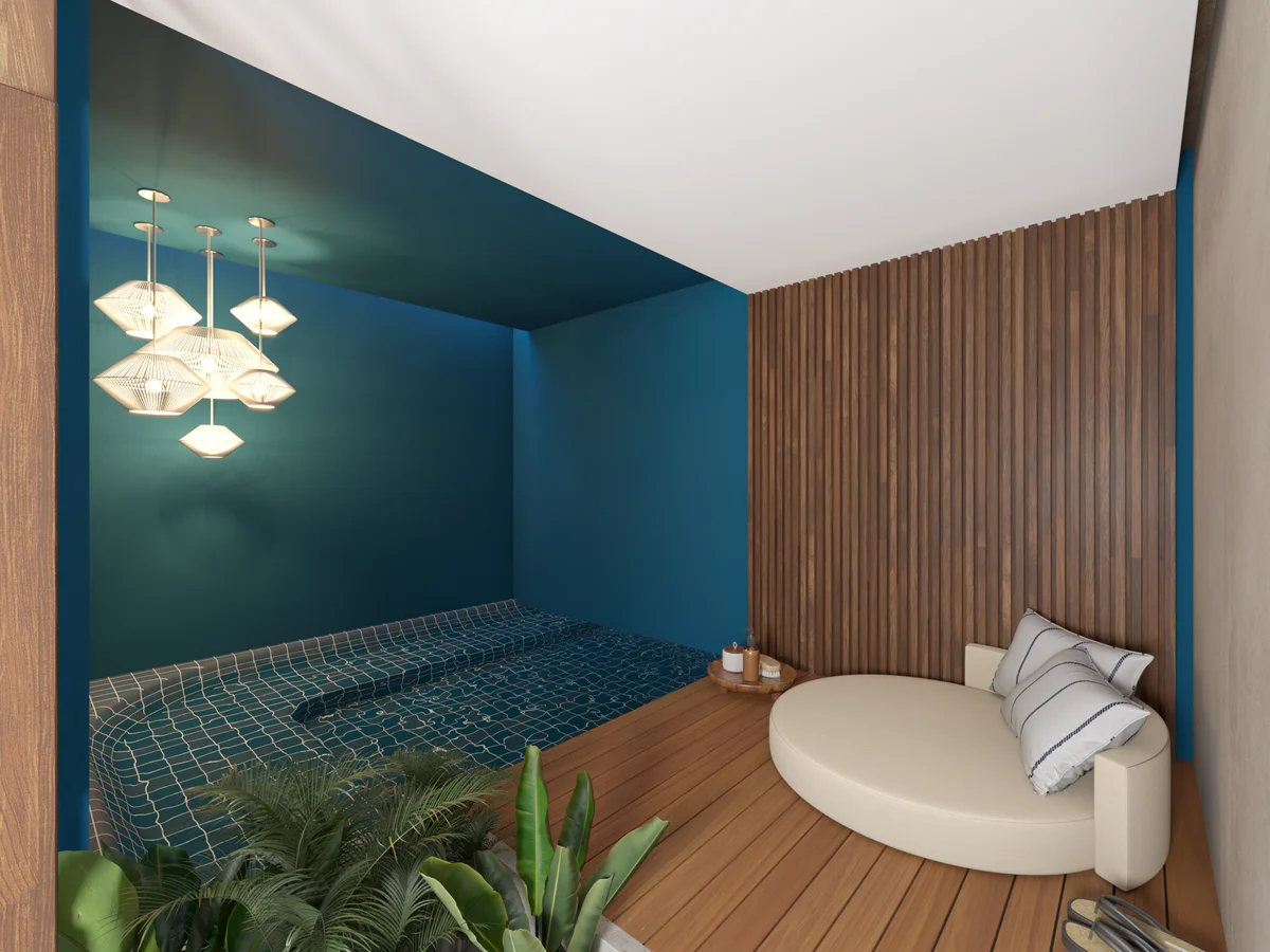 Image of a Private Plunge Pool, featuring Spa Area and Indoor Pool.