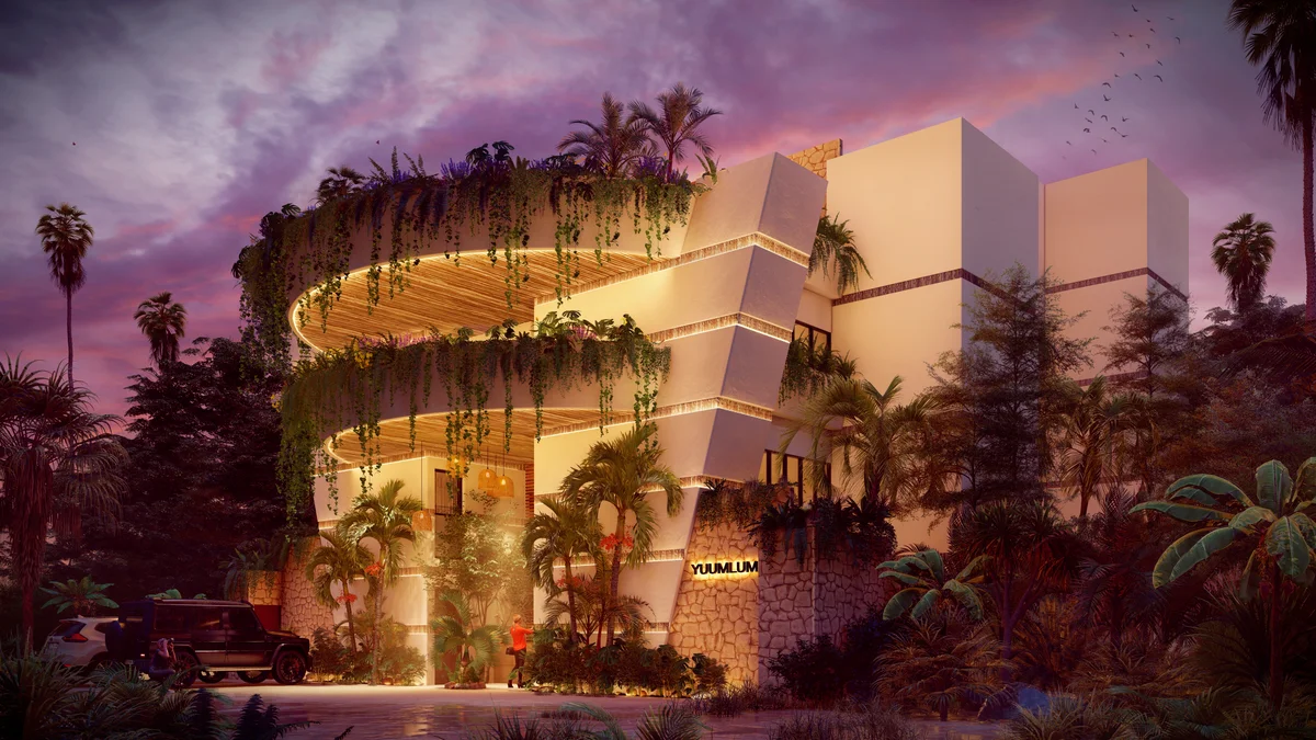 Image of a Tropical Modernism, featuring Luxury Residence and Lush Landscaping.