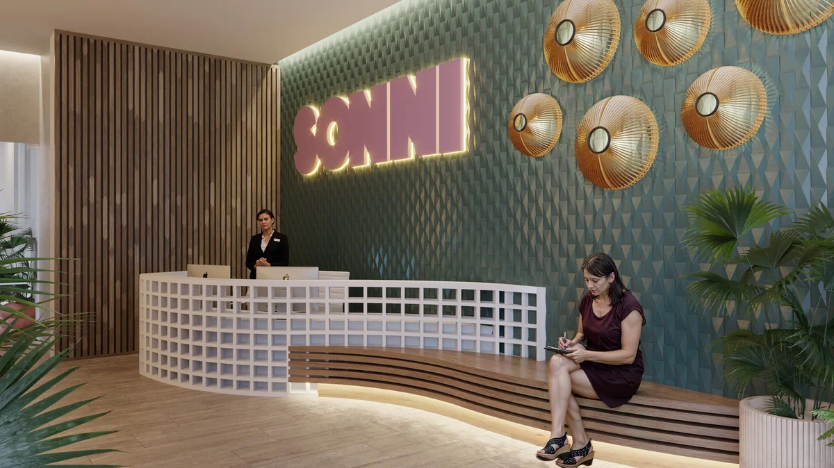 Image of a Lobby, featuring Reception Area and Modern Design.