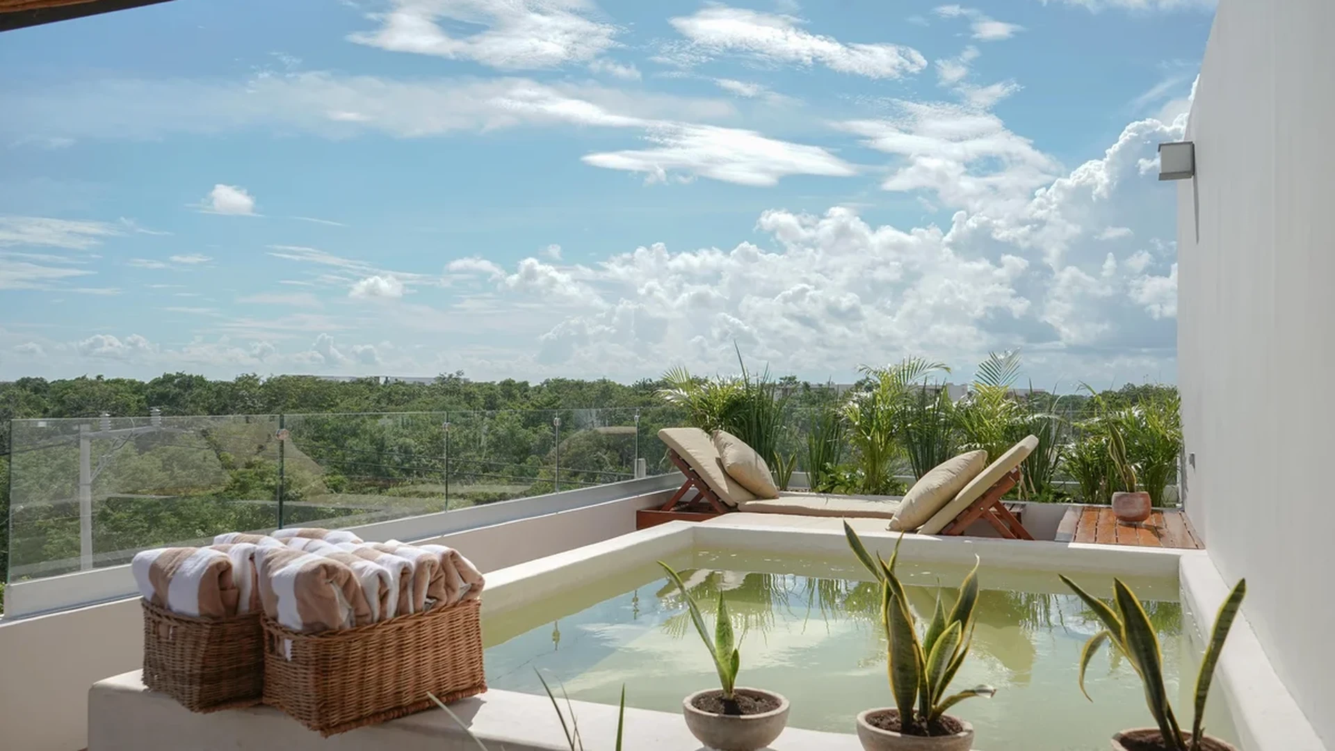Image of a Rooftop Terrace, featuring Private Plunge Pool and Sundeck.
