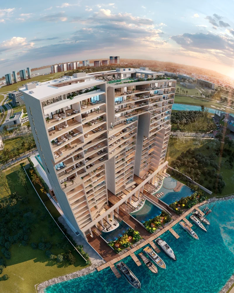 Image of a Waterfront Condominiums, featuring Luxury High-Rise and Private Marina.