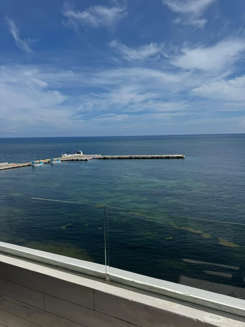 Image of a Ocean View, featuring Waterfront Property and Balcony View.