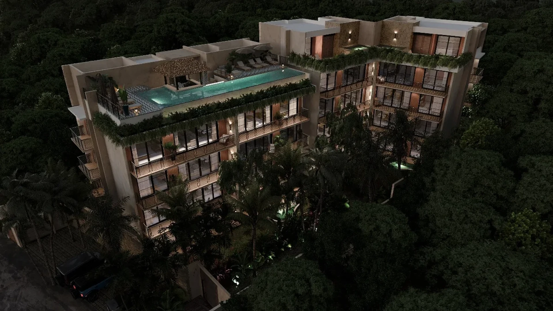 A middle-left view of a Building featuring apartment.