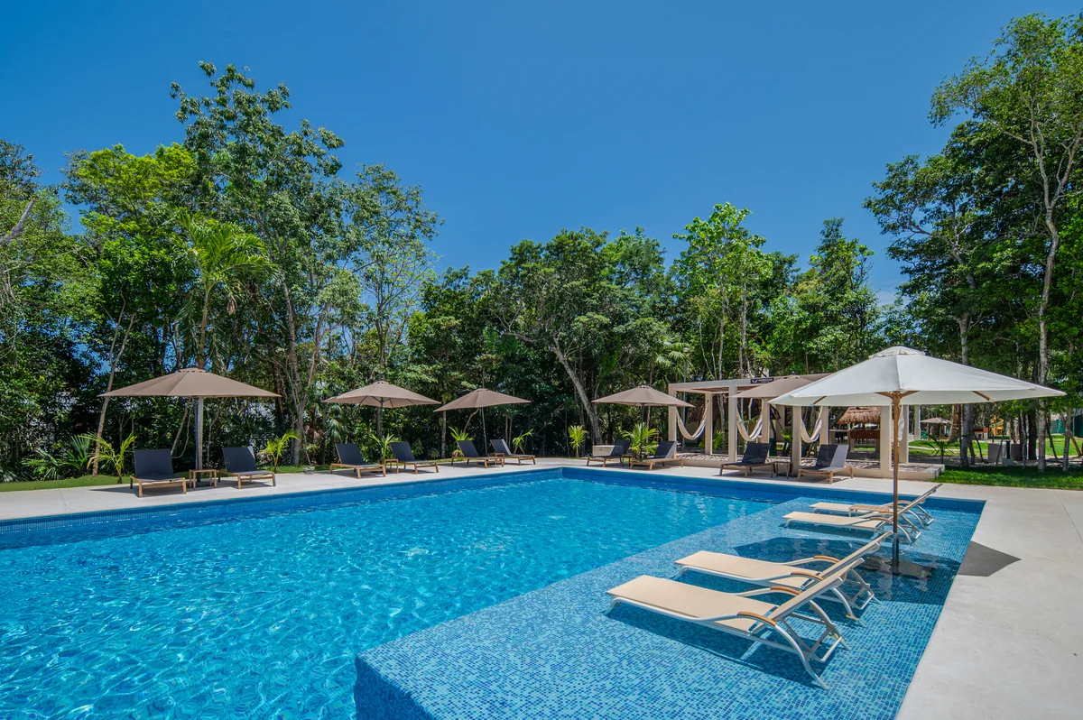 Image of Swimming Pool at Selva Escondida II, featuring Swimming Pool, Resort Style Pool.
